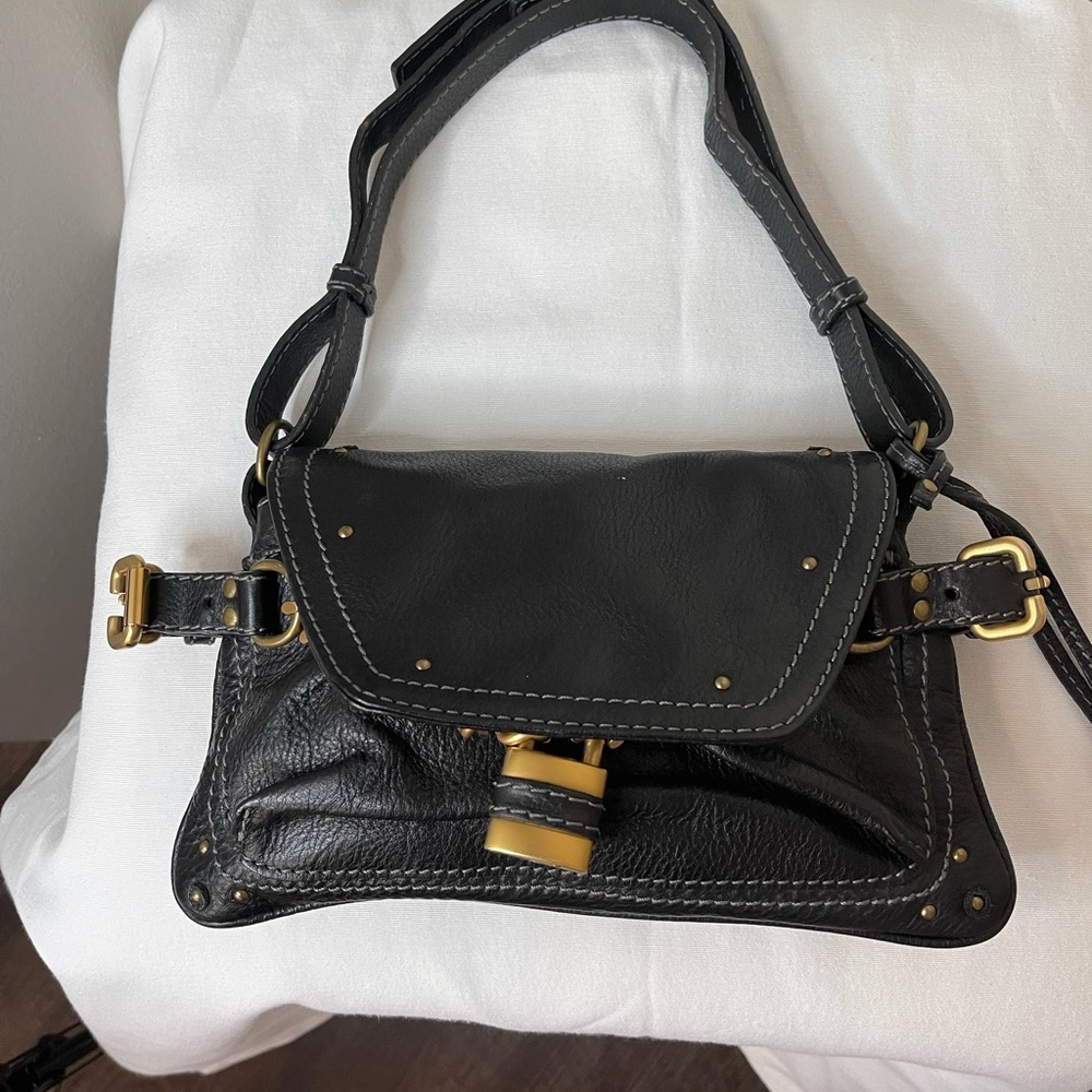 Chloe Paddington handbag , black brass hardware